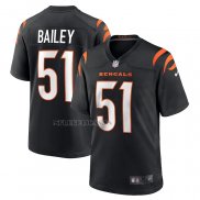 Camiseta NFL Game Cincinnati Bengals Markus Bailey Negro