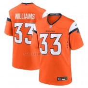 Camiseta NFL Game Denver Broncos Javonte Williams Naranja2