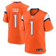 Camiseta NFL Game Denver Broncos Number 1 Dad Naranja2