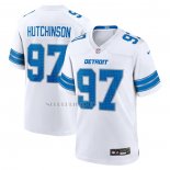 Camiseta NFL Game Detroit Lions Aidan Hutchinson Blanco