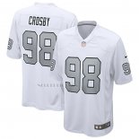 Camiseta NFL Game Las Vegas Raiders Maxx Crosby Alterno Blanco