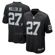 Camiseta NFL Game Las Vegas Raiders Trayvon Mullen Jr. Negro