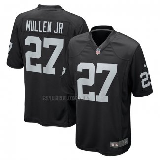 Camiseta NFL Game Las Vegas Raiders Trayvon Mullen Jr. Negro