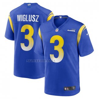 Camiseta NFL Game Los Angeles Rams Sam Wiglusz Azul