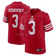 Camiseta NFL Game San Francisco 49ers Mitch Wishnowsky Rojo