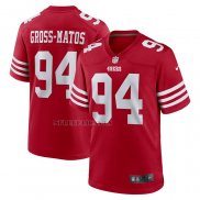 Camiseta NFL Game San Francisco 49ers Yetur Gross-Matos Rojo