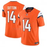 Camiseta NFL Limited Denver Broncos Courtland Sutton Vapor F.U.S.E. Naranja