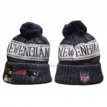 Gorro Beanie New England Patriots Sideline Negro Gris1