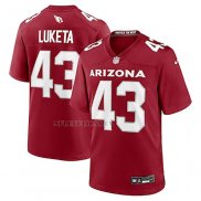 Camiseta NFL Game Arizona Cardinals Jesse Luketa Rojo