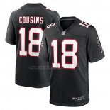 Camiseta NFL Game Atlanta Falcons Kirk Cousins Alterno Negro