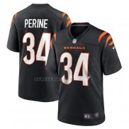 Camiseta NFL Game Cincinnati Bengals Samaje Perine Negro