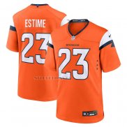 Camiseta NFL Game Denver Broncos Audric Estime Naranja