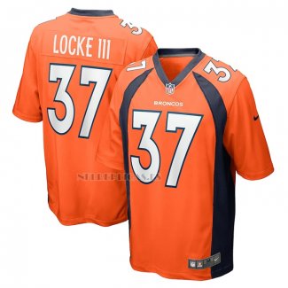 Camiseta NFL Game Denver Broncos P.J. Locke III Naranja