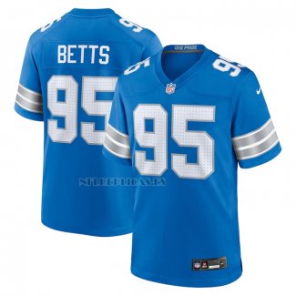 Camiseta NFL Game Detroit Lions Mathieu Betts Azul