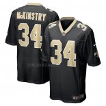 Camiseta NFL Game New Orleans Saints Ga Quincy McKinstry 2024 NFL Draft Negro