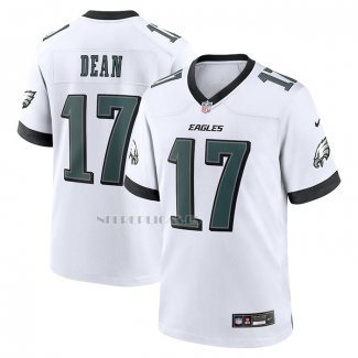 Camiseta NFL Game Philadelphia Eagles Nakobe Dean Blanco