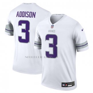 Camiseta NFL Legend Minnesota Vikings Jordan Addison Alterno Blanco