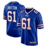 Camiseta NFL Game Buffalo Bills Gunner Britton Azul