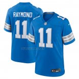 Camiseta NFL Game Detroit Lions Kalif Raymond Azul Blanco