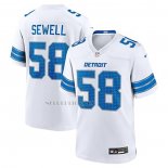 Camiseta NFL Game Detroit Lions Penei Sewell Blanco