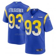 Camiseta NFL Game Los Angeles Rams Tuli Letuligasenoa Azul