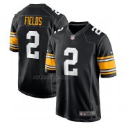 Camiseta NFL Game Pittsburgh Steelers Justin Fields Alterno Negro