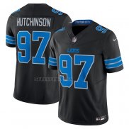 Camiseta NFL Limited Detroit Lions Aidan Hutchinson 2nd Alterno Vapor F.U.S.E. Negro
