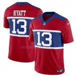 Camiseta NFL Limited New York Giants Jalin Hyatt Alterno Vapor F.U.S.E. Rojo