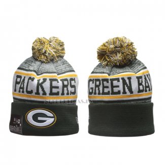 Gorro Beanie Green Bay Packers Sideline Verde Gris