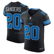 Camiseta NFL Elite Detroit Lions Barry Sanders Alterno Vapor F.U.S.E. Negro