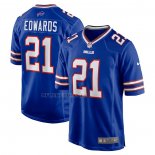 Camiseta NFL Game Buffalo Bills Mike Edwards Azul