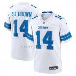 Camiseta NFL Game Detroit Lions Amon-Ra St. Brown Blanco