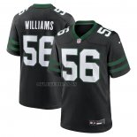 Camiseta NFL Game New York Jets Quincy Williams Alterno Negro