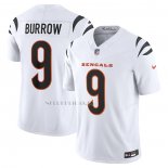 Camiseta NFL Limited Cincinnati Bengals Joe Burrow Vapor F.U.S.E. Blanco