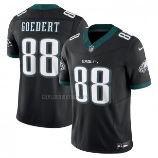 Camiseta NFL Limited Philadelphia Eagles Dallas Goedert Alterno Vapor F.U.S.E. Negro