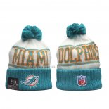 Gorro Beanie Miami Dolphins New Era Sideline Verde Blanco