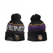 Gorro Beanie Minnesota Vikings Sideline Negro Violeta