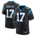 Camiseta NFL Game Carolina Panthers Xavier Legette 2024 NFL First Round Pick Negro
