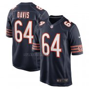 Camiseta NFL Game Chicago Bears Nate Davis Negro