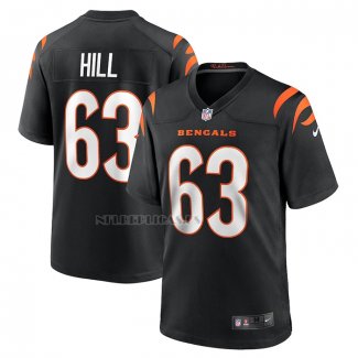 Camiseta NFL Game Cincinnati Bengals Trey Hill Negro