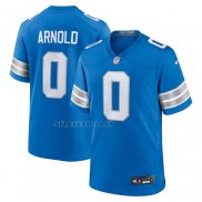 Camiseta NFL Game Detroit Lions Terrion Arnold 2024 NFL Draft First Round Pick Azul