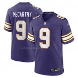 Camiseta NFL Game Minnesota Vikings J.J. McCarthy 2nd Alterno 2024 NFL Draft First Round Pick Violeta