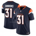 Camiseta NFL Limited Denver Broncos Justin Simmons Vapor F.U.S.E. Azul