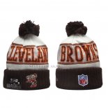 Gorro Beanie Cleveland Browns Sideline Marron Blanco