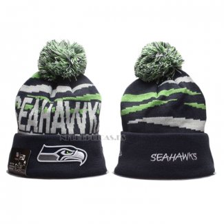 Gorro Beanie Seattle Seahawks New Era Stripe Negro