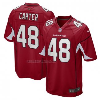 Camiseta NFL Game Arizona Cardinals Ron Dell Carter Rojo