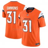 Camiseta NFL Limited Denver Broncos Justin Simmons Vapor F.U.S.E. Naranja2