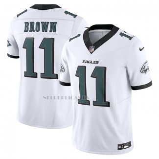 Camiseta NFL Limited Philadelphia Eagles A.J. Brown Vapor F.U.S.E. Blanco2