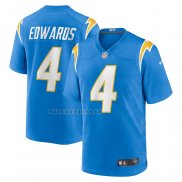 Camiseta NFL Game Los Angeles Chargers Gus Edwards Azul