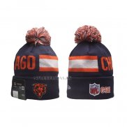 Gorro Beanie Chicago Bears Azul Marino Naranja